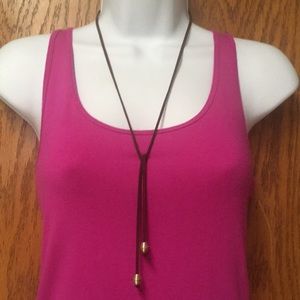 Brown Suede Real Leather Tie Bolo